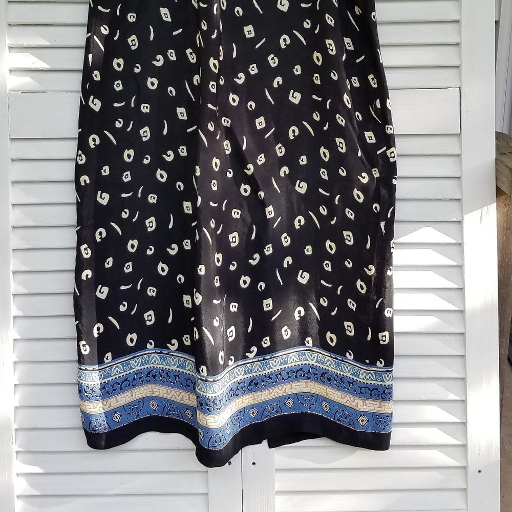 Nepal Rayon Border Print Skirt